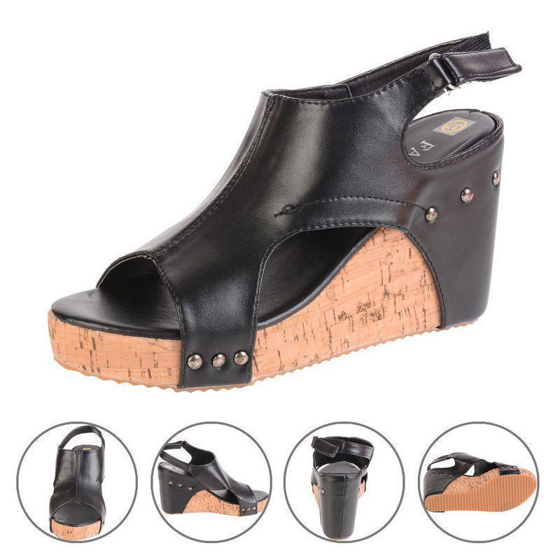 Fashionable Wedge Heels Sandals