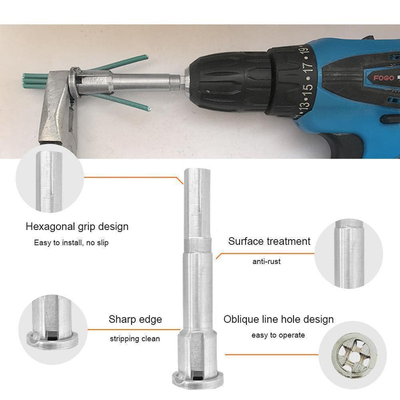 Cable Wire Stripping And Twisting Tool