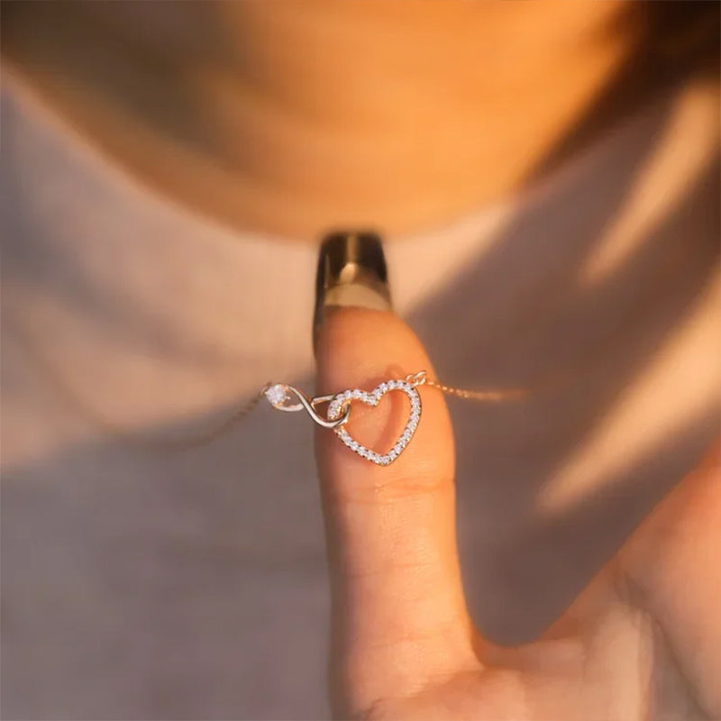 You Will be One of The Most Beautiful Chapters of My Life Infinity Heart Necklace