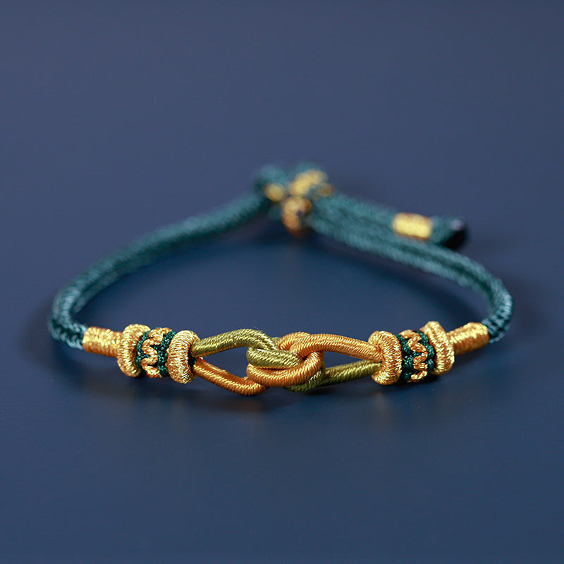 A Link That Can Never Be Undone Double Knots Bracelet