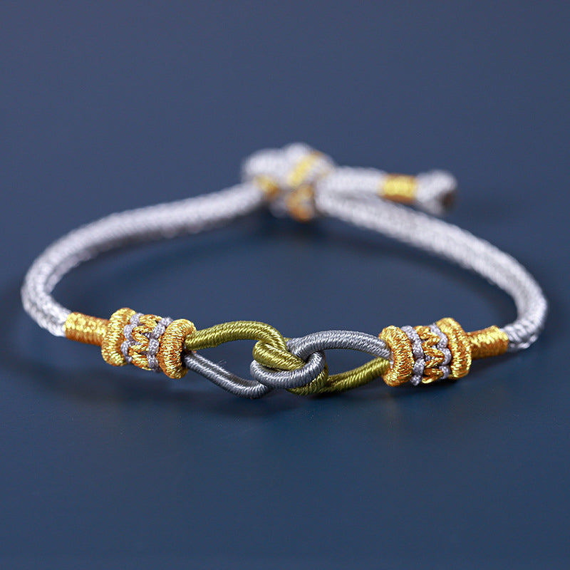 A Link That Can Never Be Undone Double Knots Bracelet